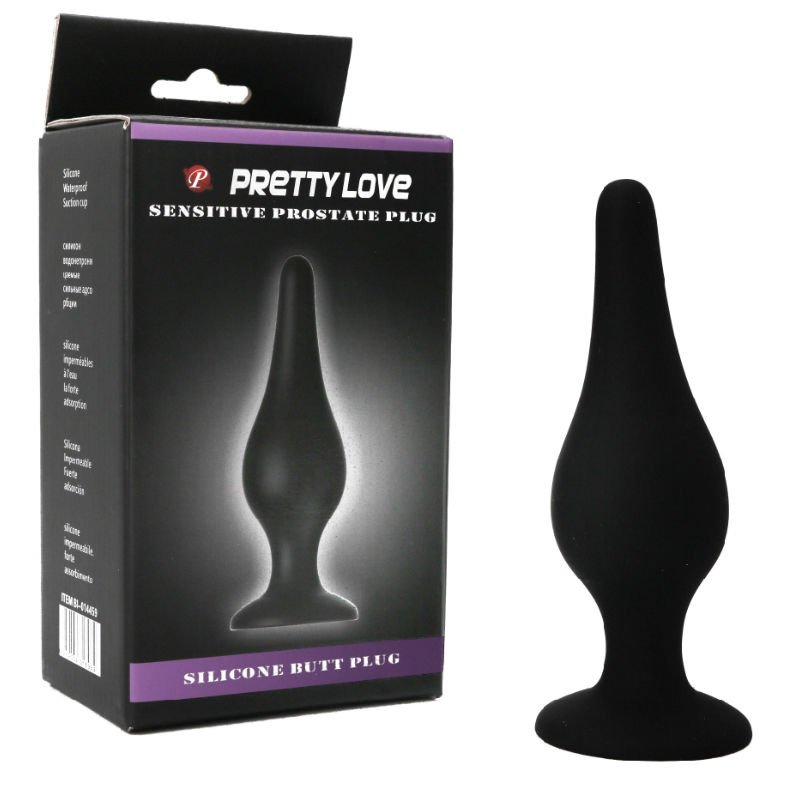 Pretty love bottom - ergonomic silicone plug 14 cm