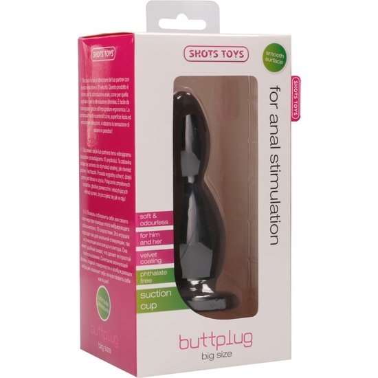 Buttplug big size black