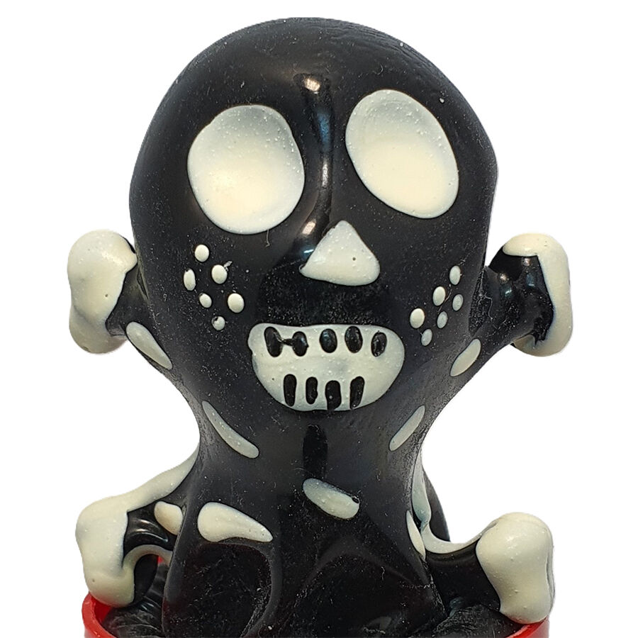 Decorative Condom Condomerie Skull Black Model 2