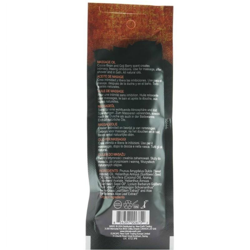 Intimate earth energizer oil massage 30 ml