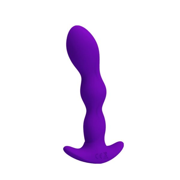 Pretty Love BI-040068-1 silicone anal vibrator, with its handle