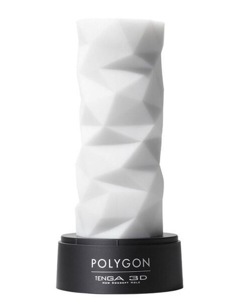 TENGA 3D Polygon masturbator with its triangular texture on show