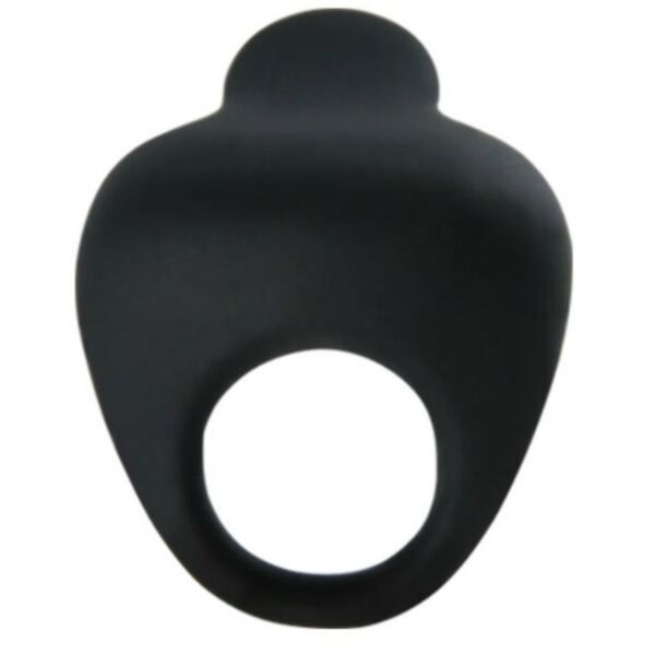 Pretty Love Thimble black silicone vibrating cock ring with its bullet vibrator