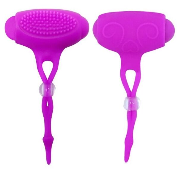Pretty Love Bancroft vibrating nipple clamps, both pieces