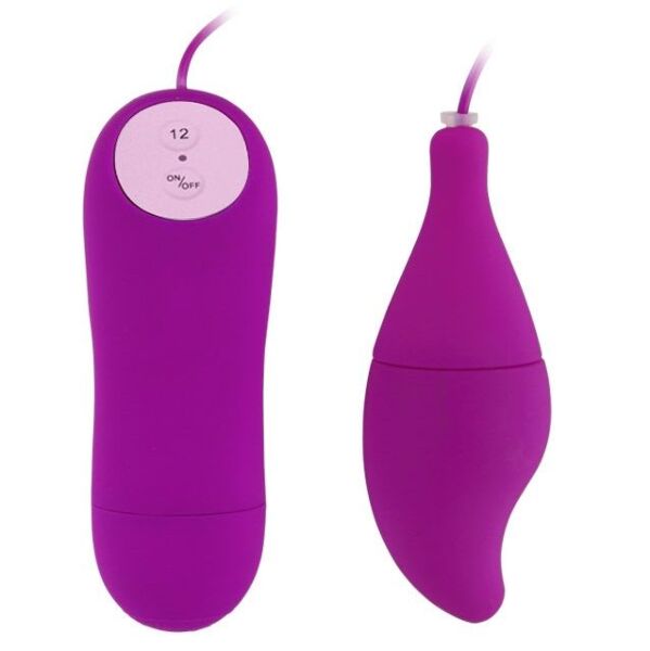 Lilac Baile Pleasure Shell12 vibrating egg with its wired control