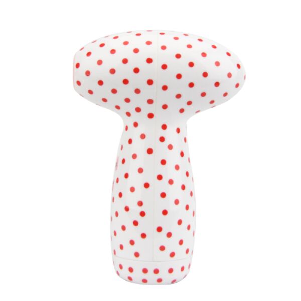 Loving Joy 2 in 1 Polka Dot clitoral suction toy and vibrator with a polka dot pattern