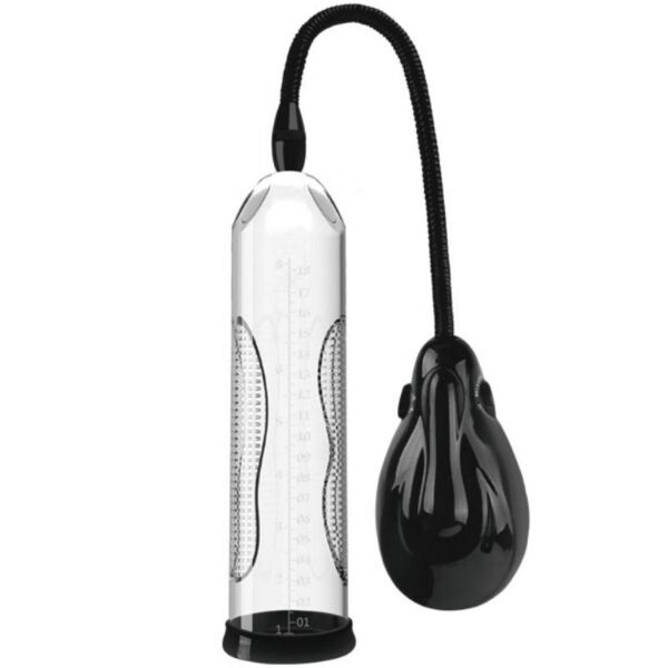 Pretty Love Alexander penis pump with its clear tube and graduated scale