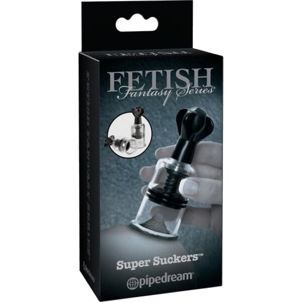 Fetish Fantasy Super Nipple Sucker nipple suckers, with the clear cylinder and the suction dial