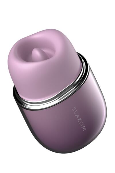 Pink SVAKOM Klitty clitoral suction toy, shaped like a cat