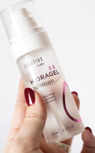 Sexitive Hidragel Women lubricant in a 75 ml pump bottle