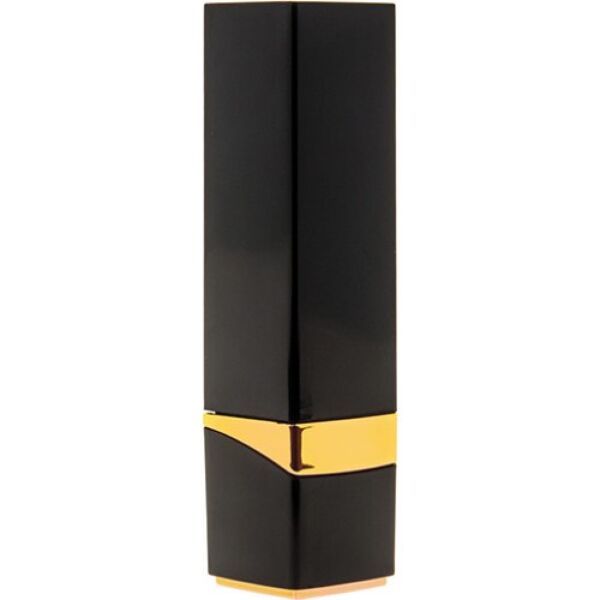 S Pleasures Lipstick Vibrator shaped like a lipstick, in black and red