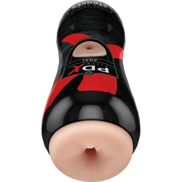 Pipedream PDX Elite Vibrating Anal Stroker anal masturbator with its sleeve and bullet vibrator