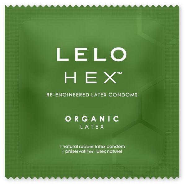 Box of LELO HEX Organic 36 Pack condoms