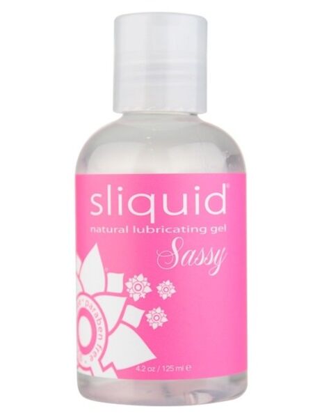 Bottle of Sliquid Naturals Sassy anal lubricant