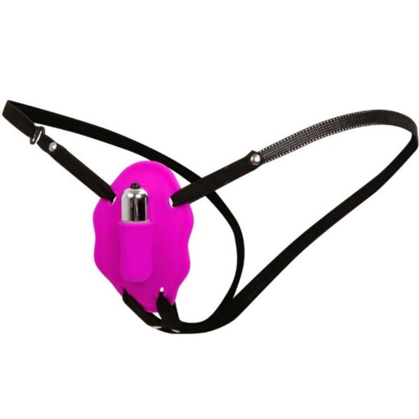 Baile Love Rider strap-on harness with silicone briefs and a bullet vibrator