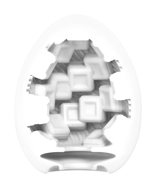 TENGA EGG Cubic masturbator shaped like an egg