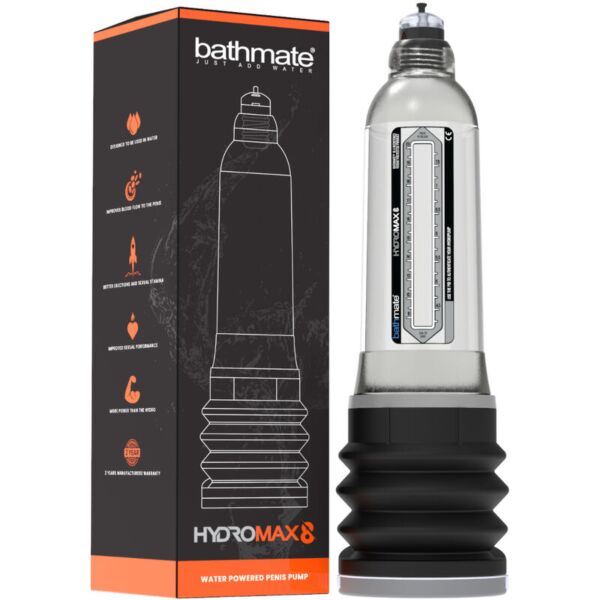 Clear Bathmate HydroMax 8 penis pump