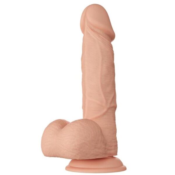 Baile realistic dildo, 21.8 cm, with balls and a suction cup base, natural colour
