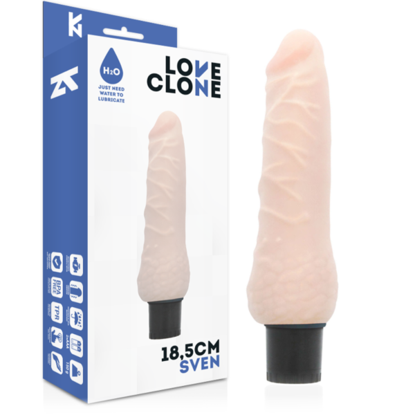 Loveclone Sven realistic self-lubricating TPR vibrator
