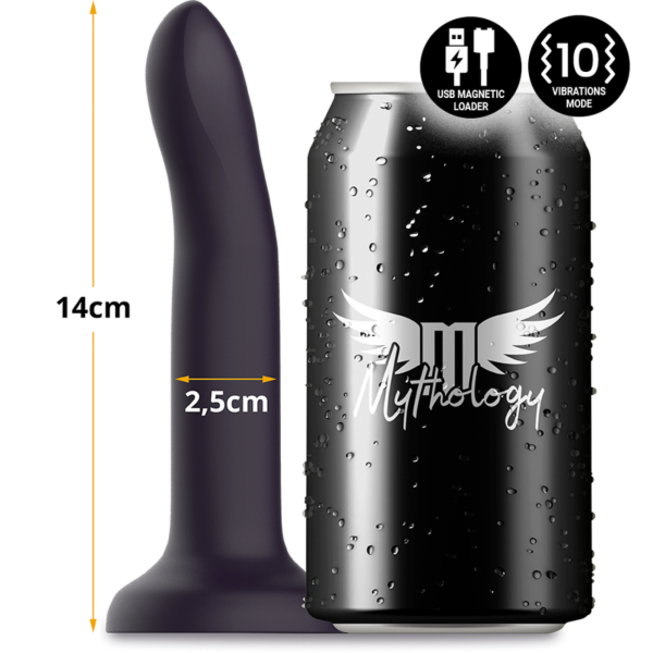 Mythology Duman Mystic S vibrator in purple, with a suction cup base