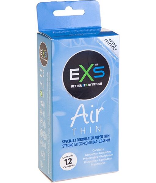 Box of 12 Exs Air Thin condoms