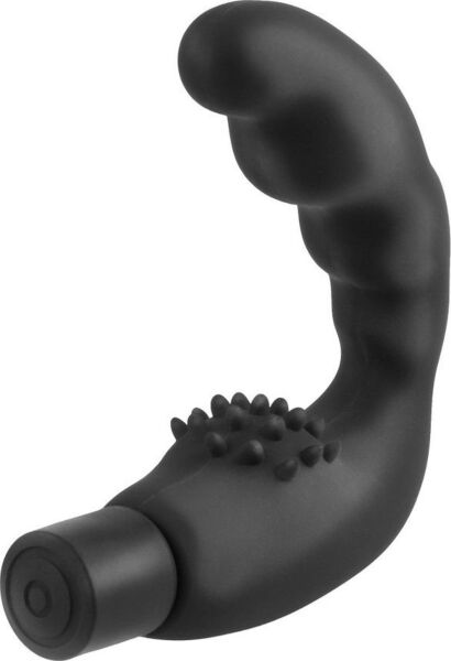 Anal Fantasy Reach Around anal vibrator by Pipedream, with a curved body and a base with bumps