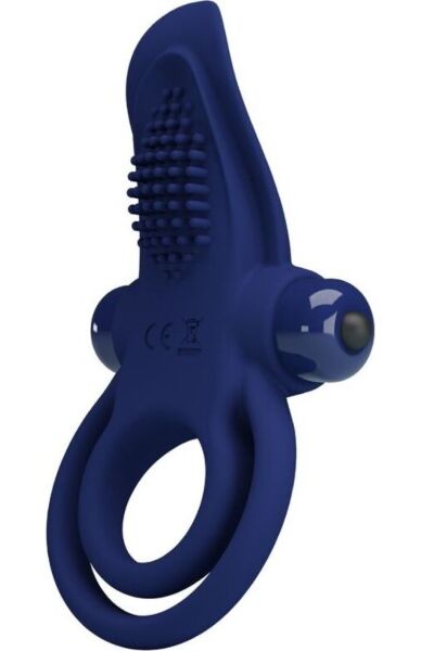 Pretty Love Bronson Double Ring double vibrating cock ring