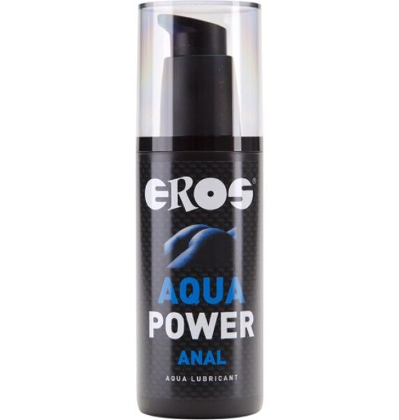 Eros Aqua Power Anal 125 ml anal lubricant bottle with pump dispenser