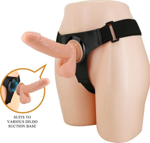 Pretty Love BW-022090NR strap-on with its realistic flesh-coloured dildo
