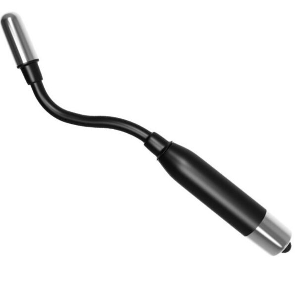 Baile Wizard Magic Wand vibrator with its 4 heads