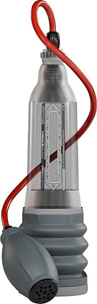 Bathmate Hydroxtreme 6 water penis pump with its accessories