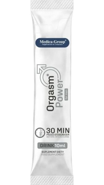 Medica Group Orgasm Power Drink liquid supplement, 10 ml, cherry flavour