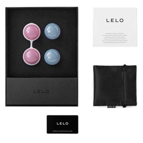 LELO Luna Beads Mini Kegel balls with silicone connector