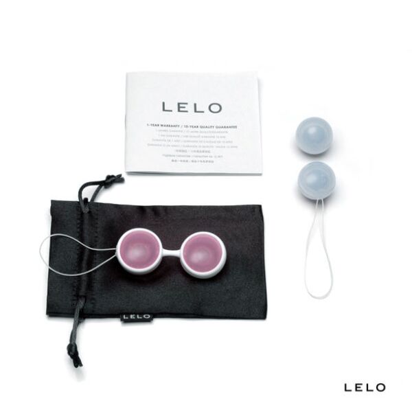 Set of four LELO LUNA Beads Kegel balls with a silicone connector