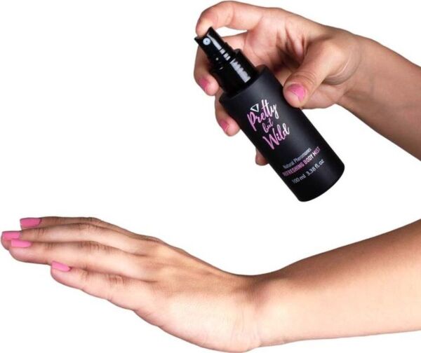 Secret Play Pretty But Wild body mist in its 100 ml spray bottle