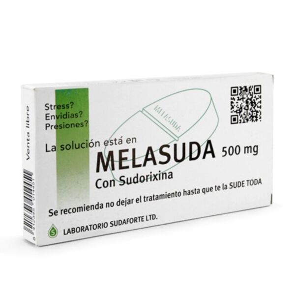 Diablo Picante Melasuda 500 mg sweets box, made to look like a medicine box