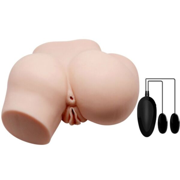 Crazy Bull masturbator with vagina and anus, realistic torso with vibration