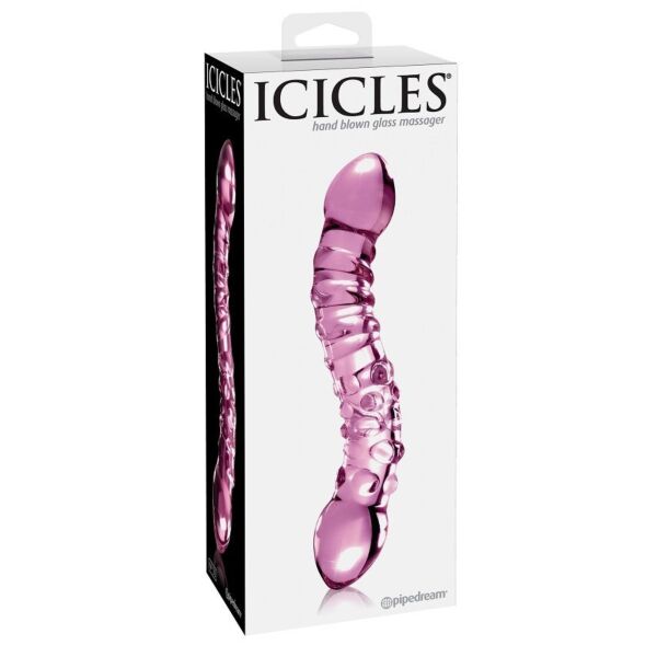 Pipedream Icicles N. 55 glass dildo with two ends