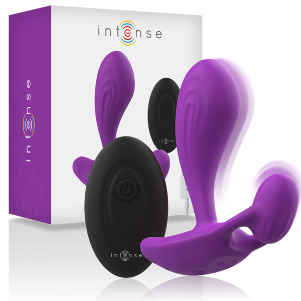 Intense Shelly vibrating butt plug with its remote control