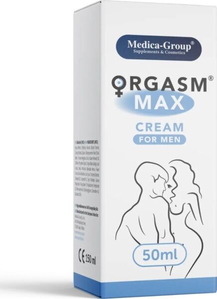 Medica Group Orgasm Max Cream For Men intimate cream, 50 ml pack