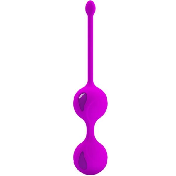 Kegel balls Pretty Love Kegel Tighten Up II, two silicone balls with their cord