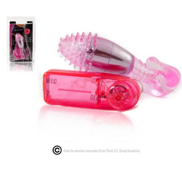 Baile vaginal and anal vibrator with bullet vibrator and wavy handle