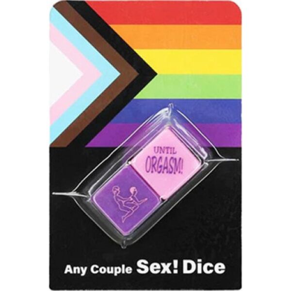 Kheper Games Any Couple Sex! Dice, one purple and one pink
