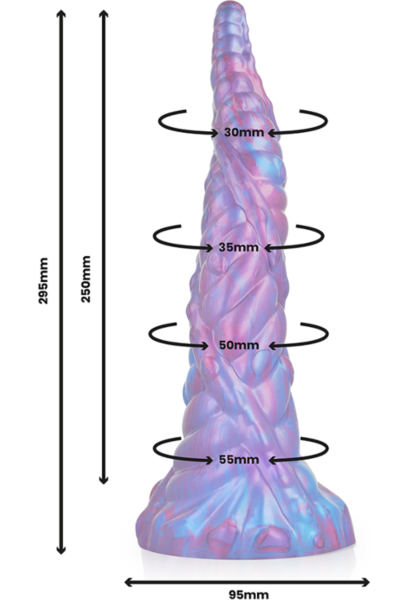 Epic Nokken dildo with suction cup base