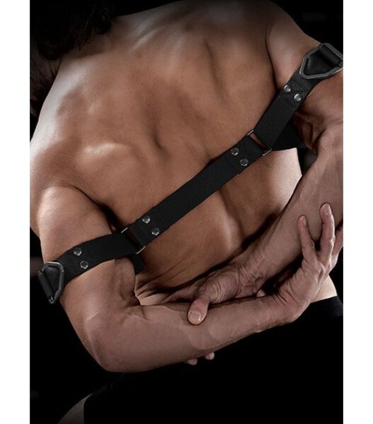 Pipedream Command Bicep Binder bicep restraint, with nylon straps and steel rings