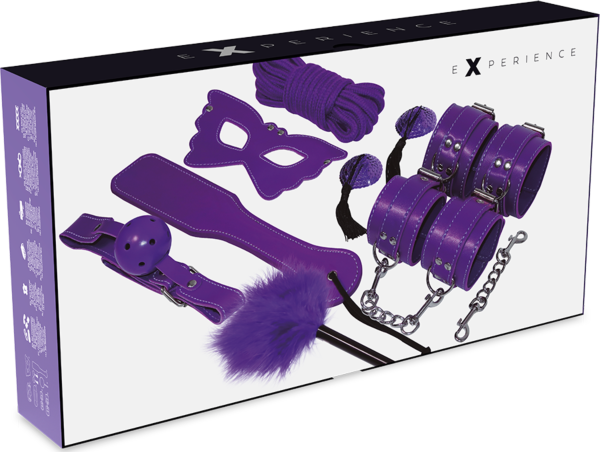 Lilac Experience BDSM Fetish Kit Purple Series bondage set with accessories