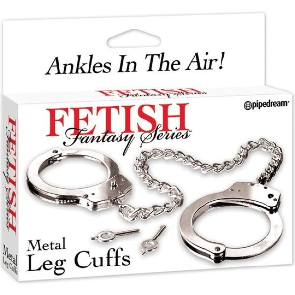 Pipedream Fetish Fantasy Series metal ankle cuffs with a double lock