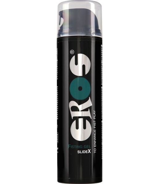 Pump bottle of Eros Fisting Gel SlideX anal lubricant, 200 ml