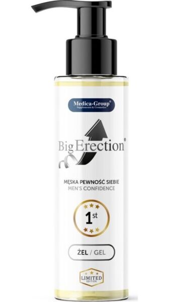 Bottle of Medica Group BigErection Gel 150 ml intimate gel