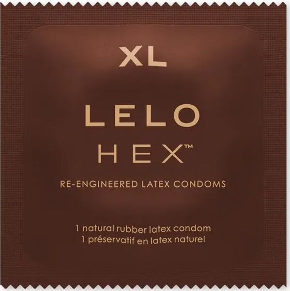 Box of LELO HEX Respect XL condoms